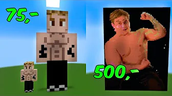 Betaler fremmede for at bygge Max i Minecraft