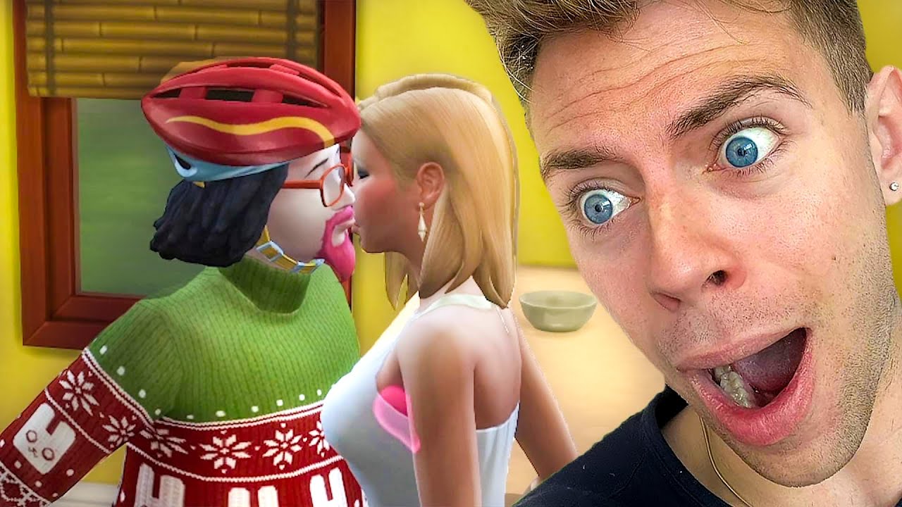 Kysser med min bedste ven i Sims 4