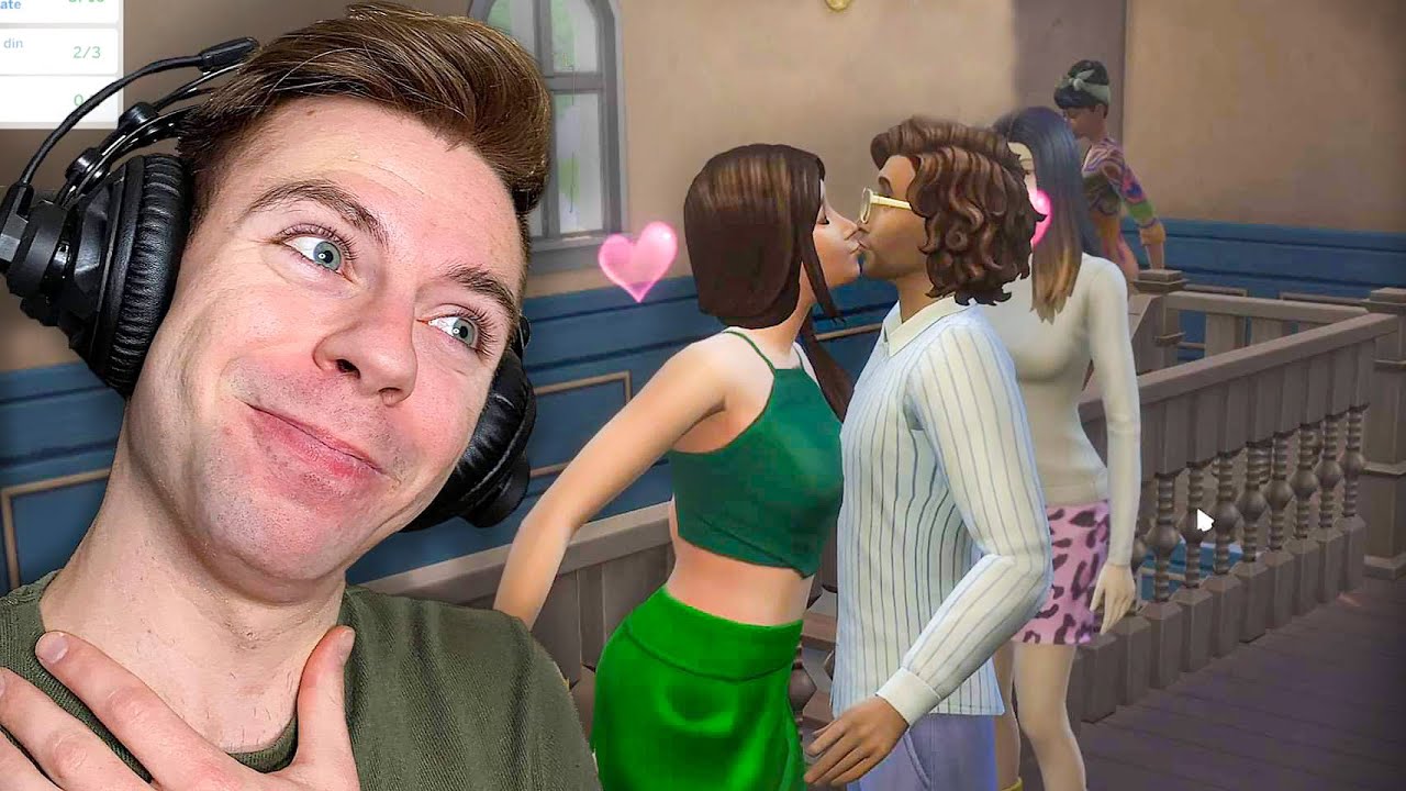 Gerdas første kys i Sims 4!