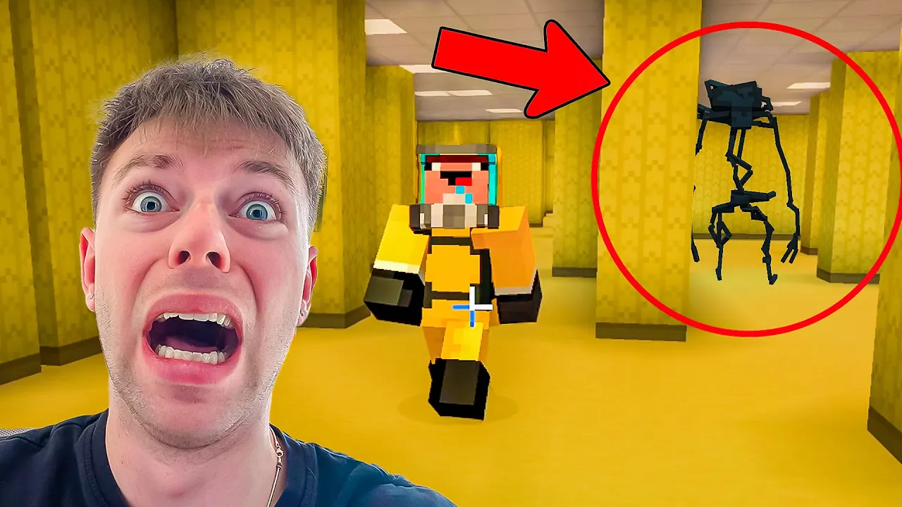 Fanget i BACKROOMS i Minecraft