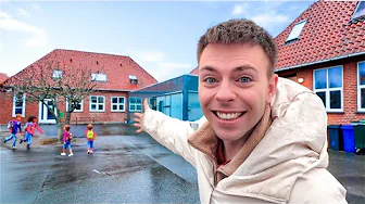 Besøger Danmarks mindste skole