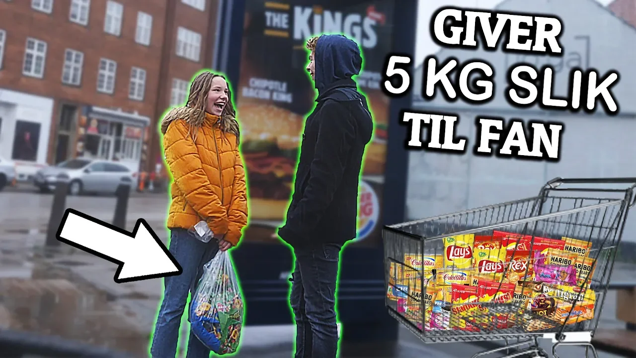 Den første følger der dukker op, får 5 kilo slik!