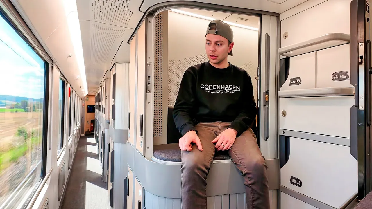 Prøver et sove kapsel tog igennem Europa