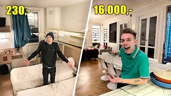 Billigste VS Dyreste overnatning i Paris