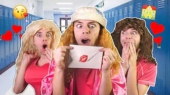 DE ONDE PIGER OG KÆRESTE BREVET (Sketch)