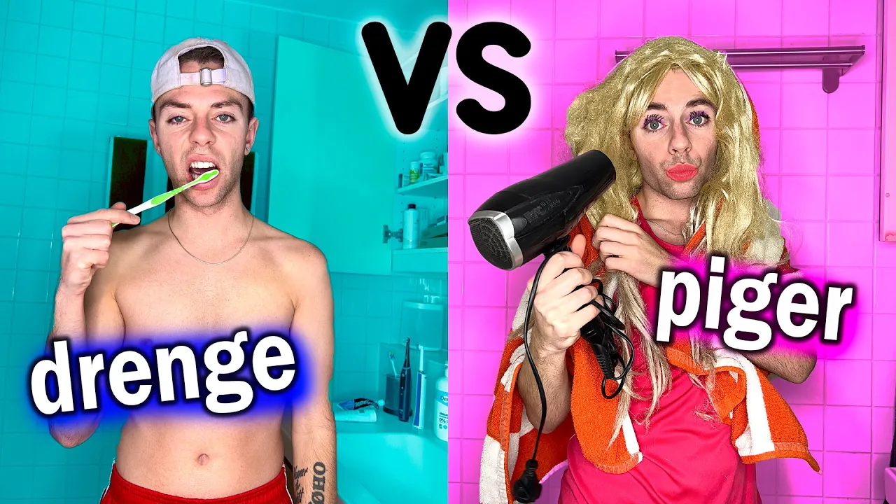 Piger VS Drenge om aftenen (Sketch)