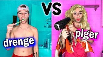 Piger VS Drenge om aftenen (Sketch)