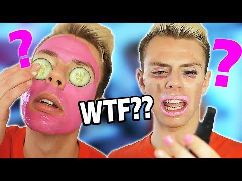 EN DRENG PRØVER PIGE PRODUKTER