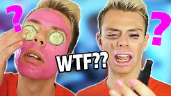 EN DRENG PRØVER PIGE PRODUKTER