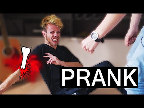 BRÆKKET MIN ARM!? | Prank på ven