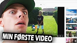 JEG FINDER MIN FØRSTE VIDEO NOGENSINDE (8 år gammel video!)