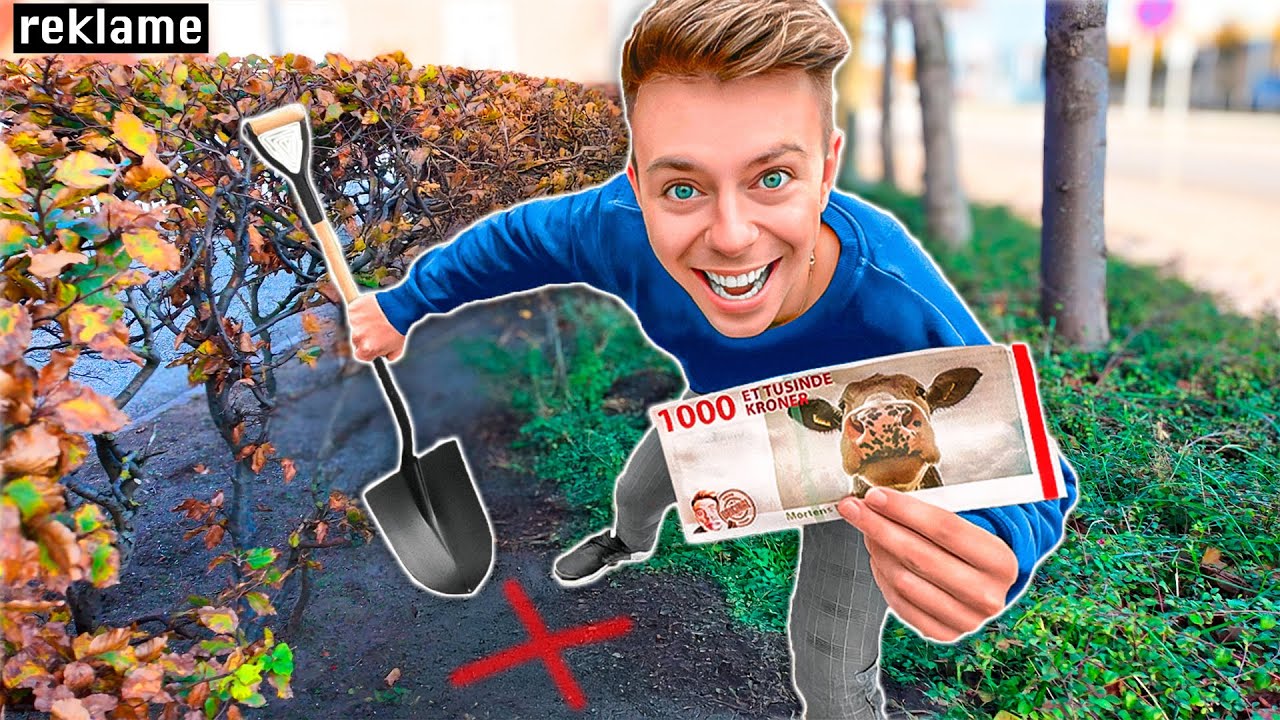 Jeg gemte 1000 kr sedler i hele Danmark