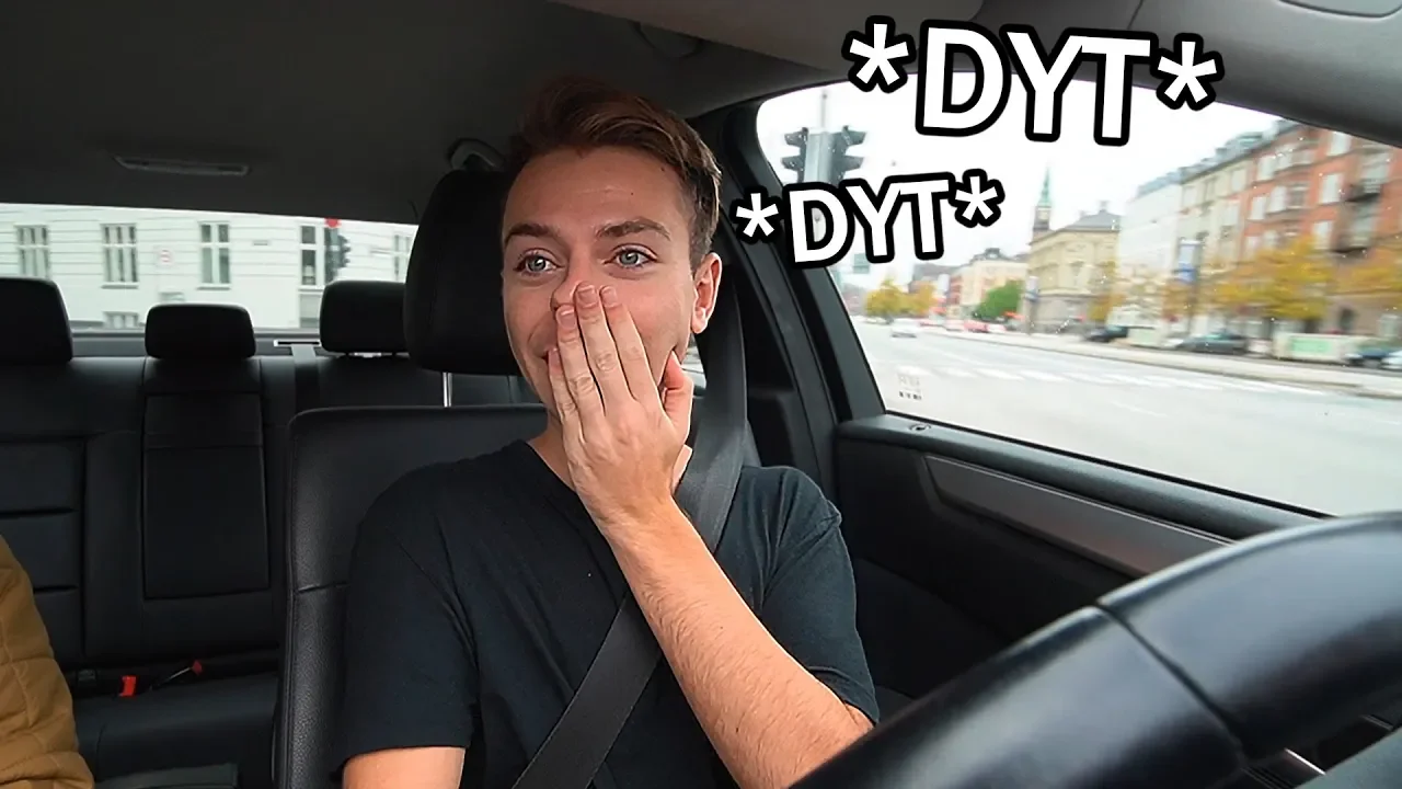 MORTEN KØRER BIL OG GÅR I PANIK