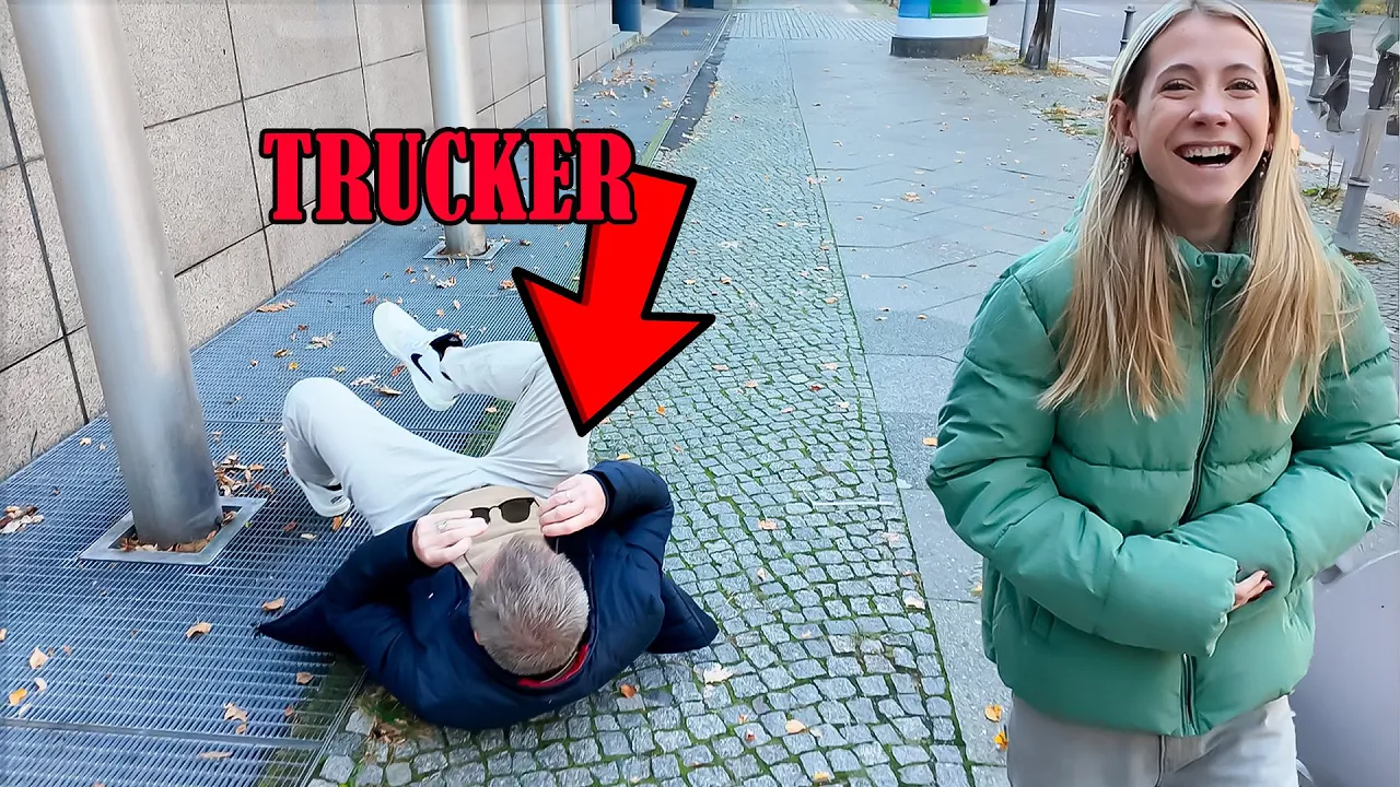 Naja vælter Trucker!