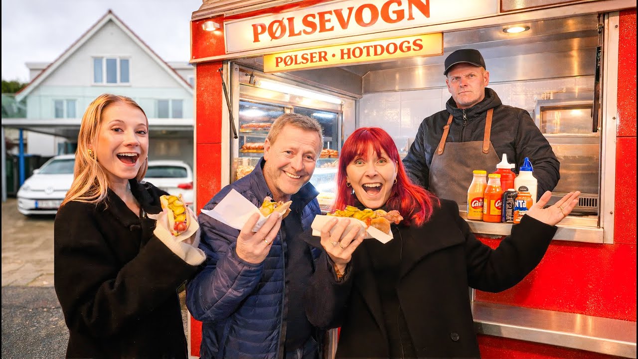 Overrasker familien med en pølsevogn!