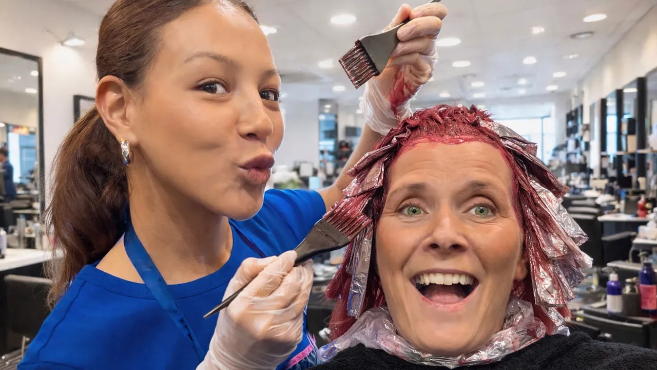 Med Laila i Frisør Skole!