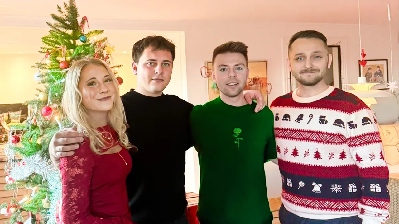 Familien Münsters juleaften 2025