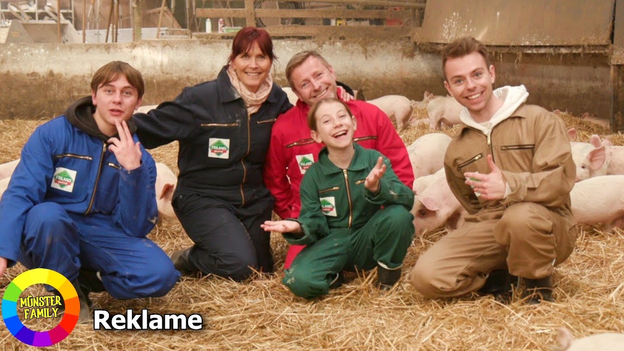 Familien i vild dyst mellem griseunger og grisemøj!