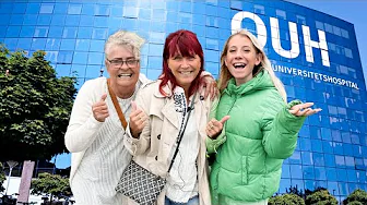 Med Faster på sygehuset