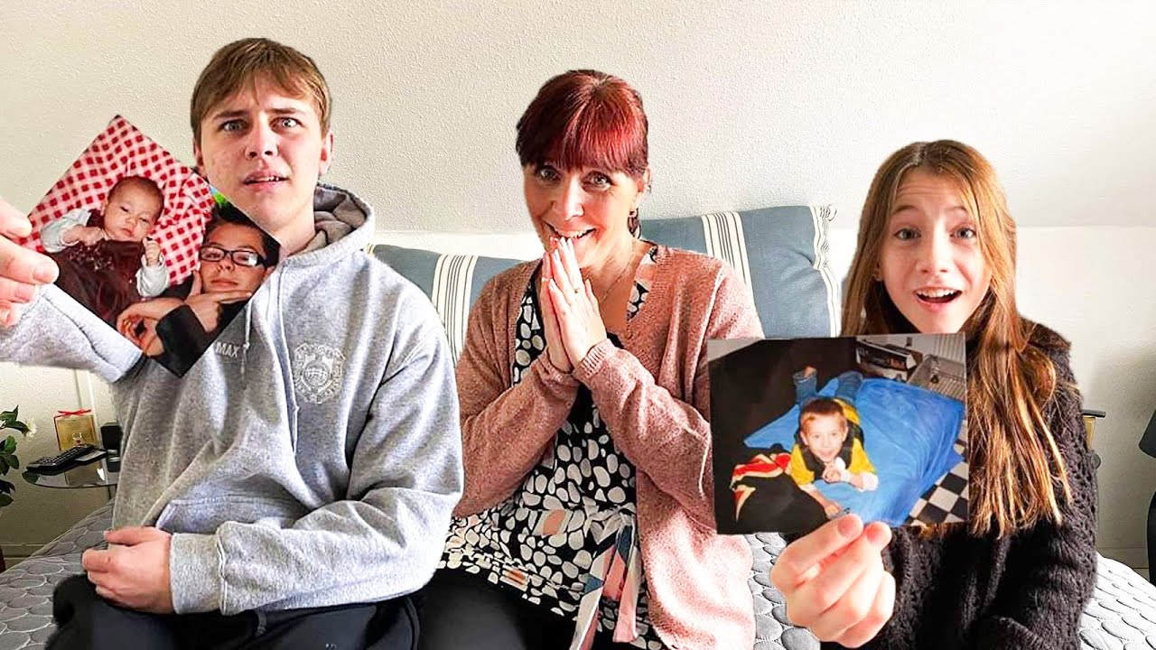 Dengang Naja, Max, Morten og Dennis var små