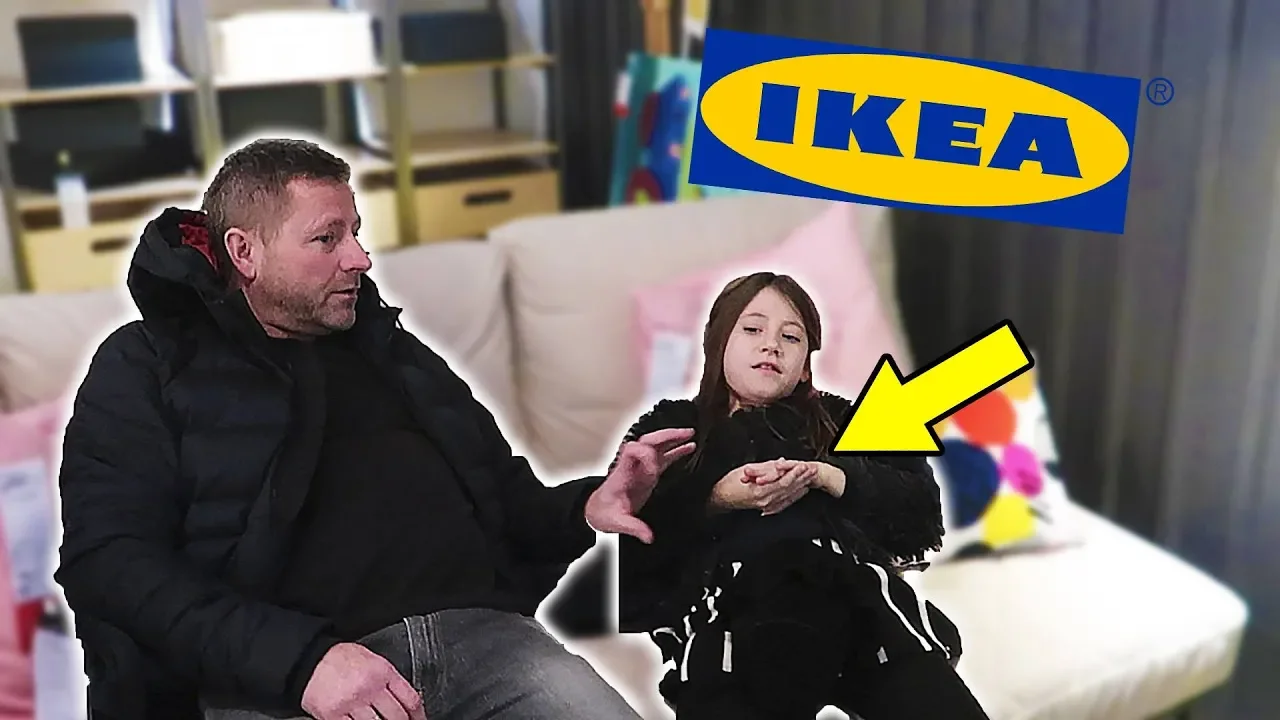 NAJA KOMMER TIL SKADE I IKEA