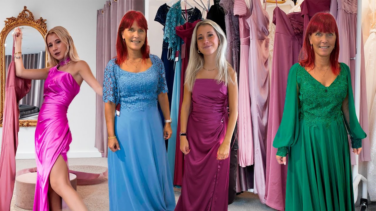 Vi finder kjoler til Simba prisen og Mortens bryllup!