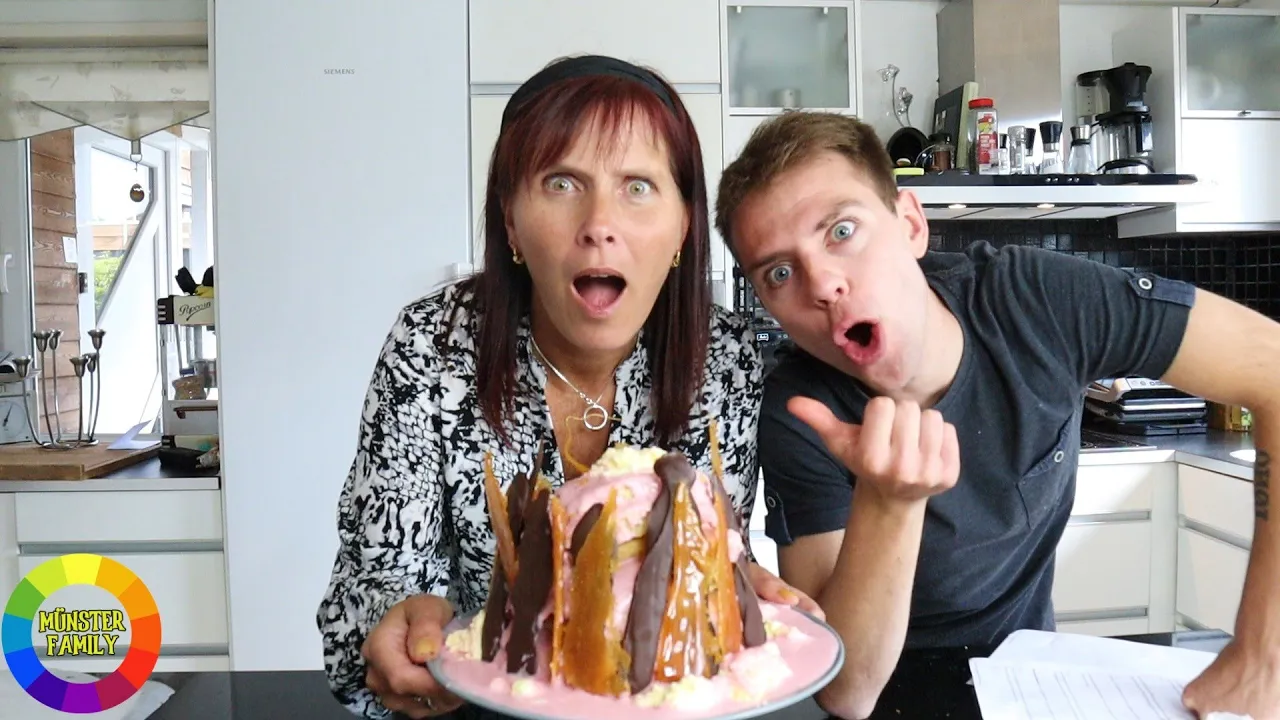 VI BAGER EN KAGE MED ILD I