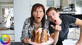 VI BAGER EN KAGE MED ILD I