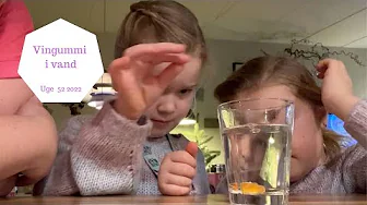 FØRSTE DAG I DET NYE ÅR - VI SER HVAD DER SKER MED VINGUMMI I VAND