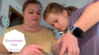 BØRN I KØKKENET - VI BAGER EN KANELSNEGLEKAGE