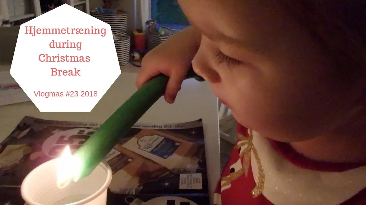 Hjemmetræning During Christmas Break - 24 Days of Vlogmas 2018 #23