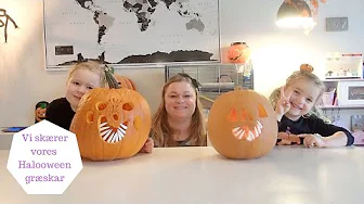 VI SKÆRER VORES HALLOWEEN GRÆSKAR