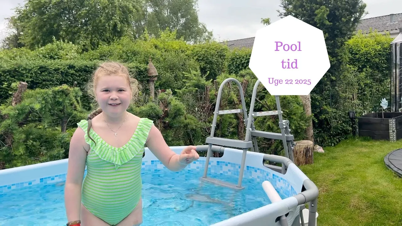 POOL TID - Vi sætter vores nye Pool op