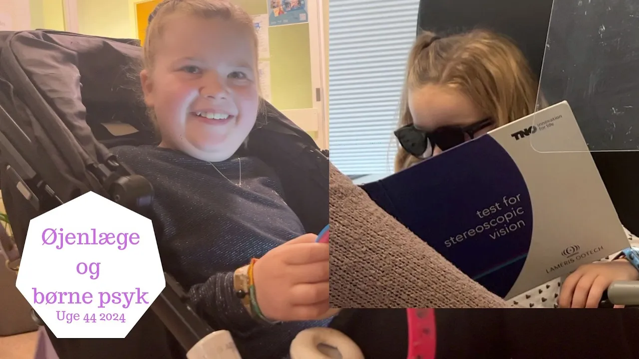 Tilbage til ØJENLÆGEN og på BØRNE PSYKIATRIEN igen