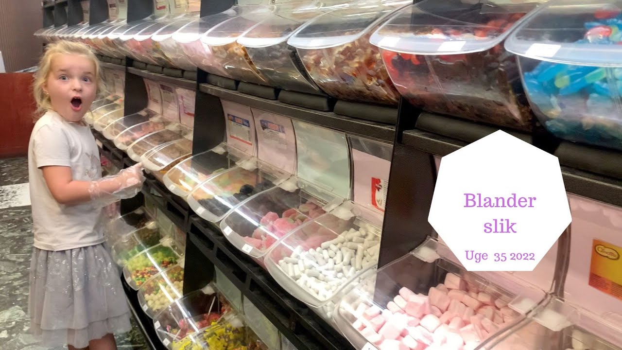 SKOLE BESØG - PIGERNE BLANDER SLIK