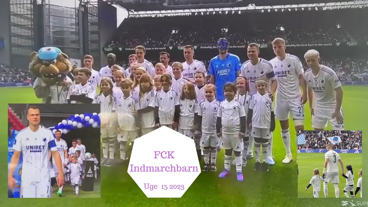 FCK FODBOLDKAMP - INDMARCHBARN FOR SMIL FONDEN