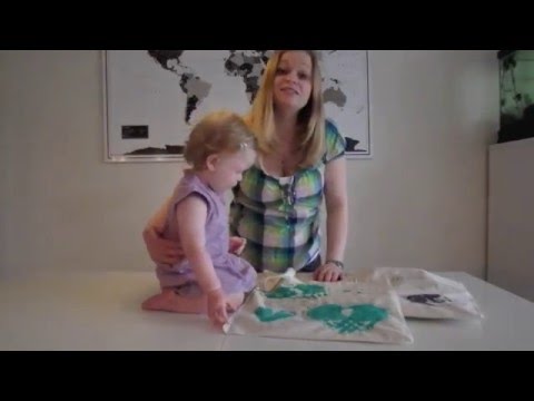 Mother's Day DIY Baby foot and hand prints