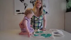 Mother's Day DIY Baby foot and hand prints