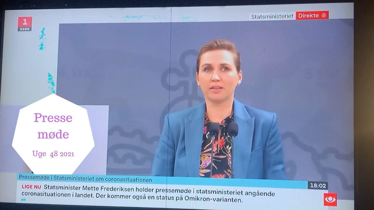 PRESSEMØDE OM CORONA SITUATIONEN