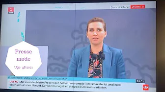 PRESSEMØDE OM CORONA SITUATIONEN