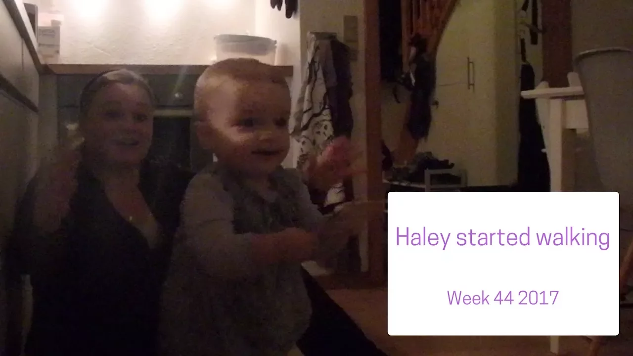 Haley started walking