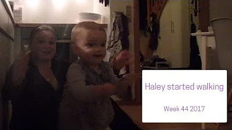 Haley started walking