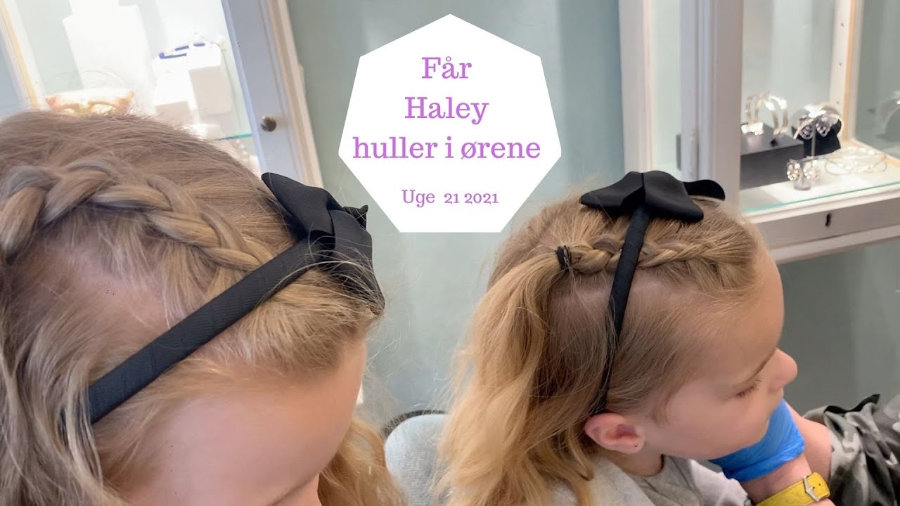 MON 4 ÅRIG FÅR HULLER I ØRENE