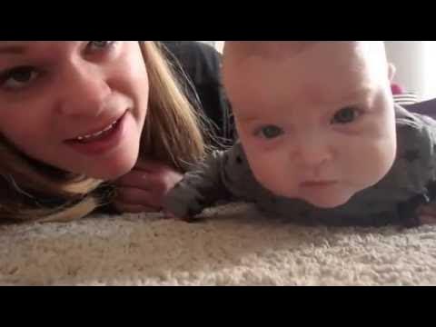 Haley's first swim and dive