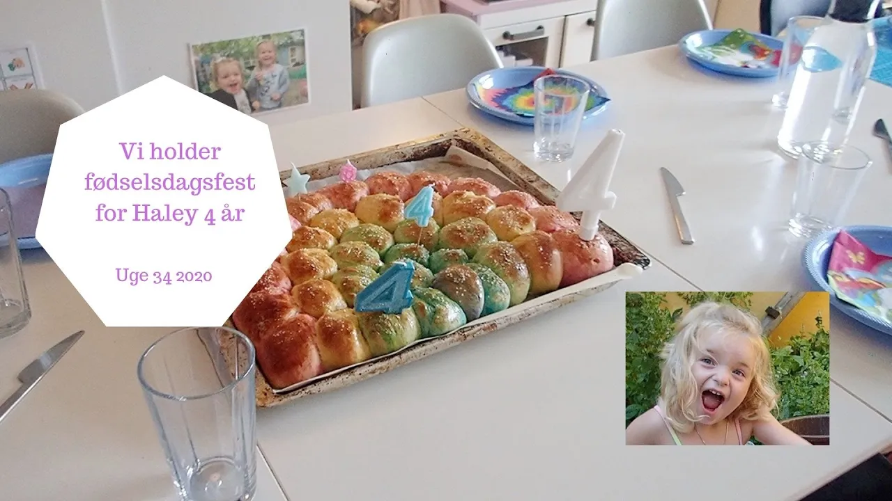VI HOLDER FØDSELSDAGSFEST FOR HALEY 4 ÅR