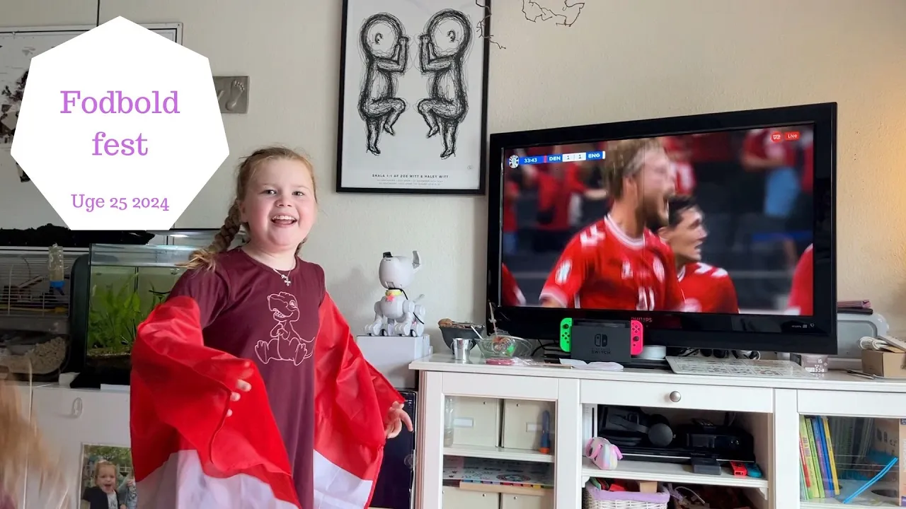 VI HOLDER VORES EGEN EM FODBOLD FEST TIL ENGLANG - DANMARK