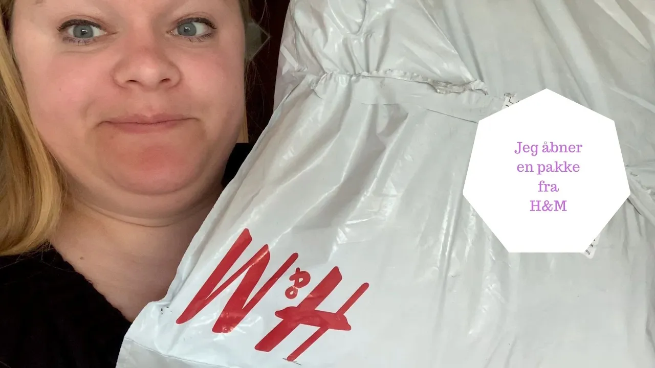 JEG ÅBNER EN PAKKE FRA H&M