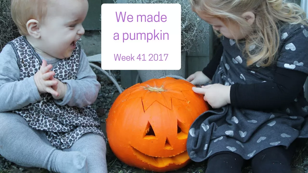 We made a pumpkin