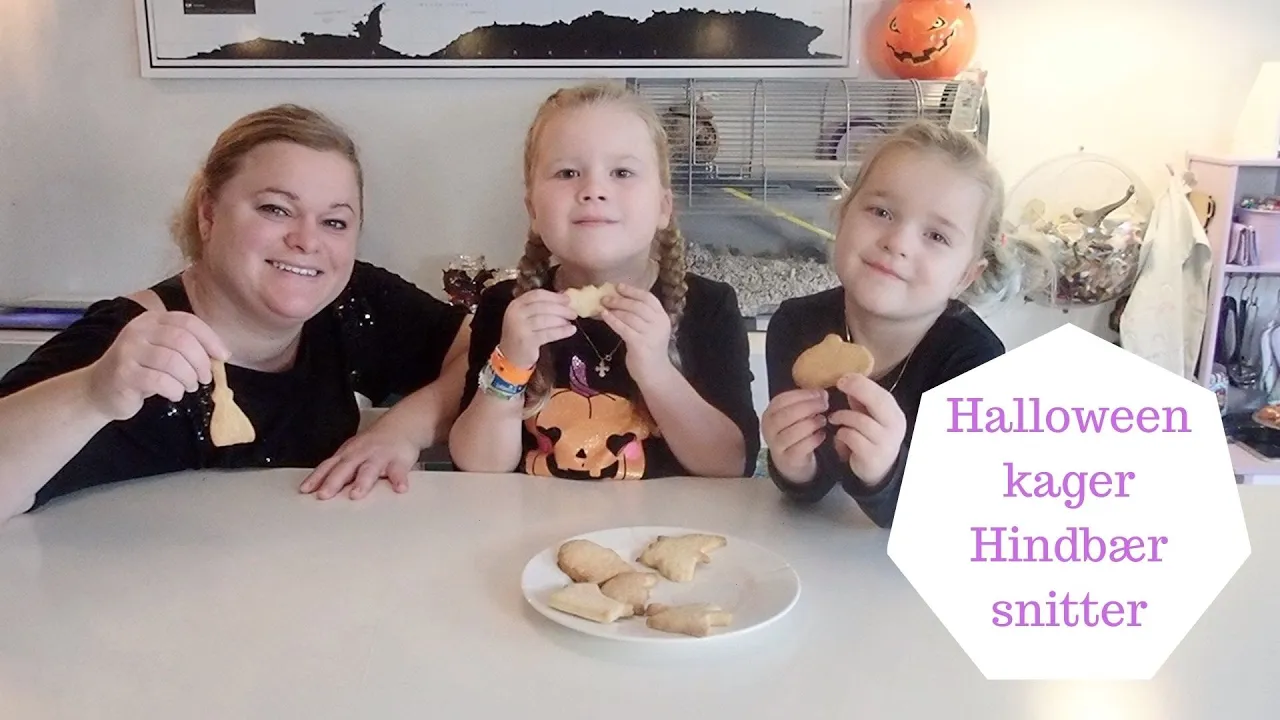 HALLOWEEN KAGER HINDBÆRSNITTER