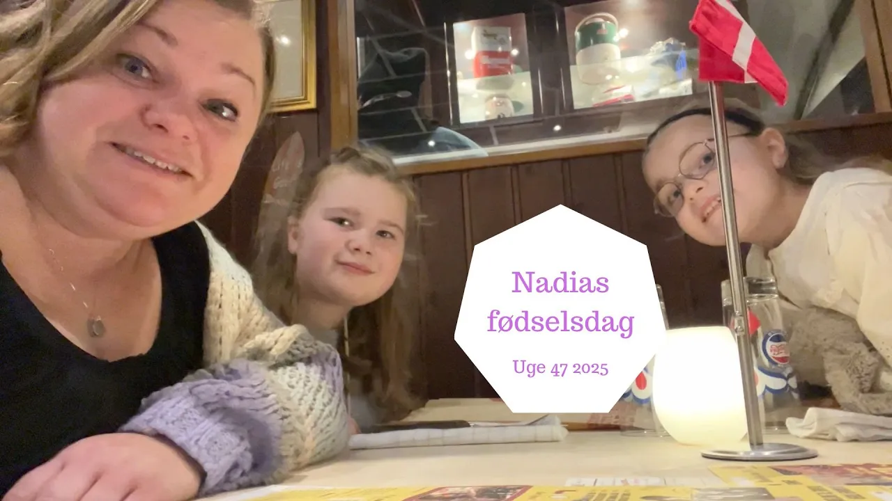 I dag er det Nadias FØDSELSDAG - Hurra hurra hurra